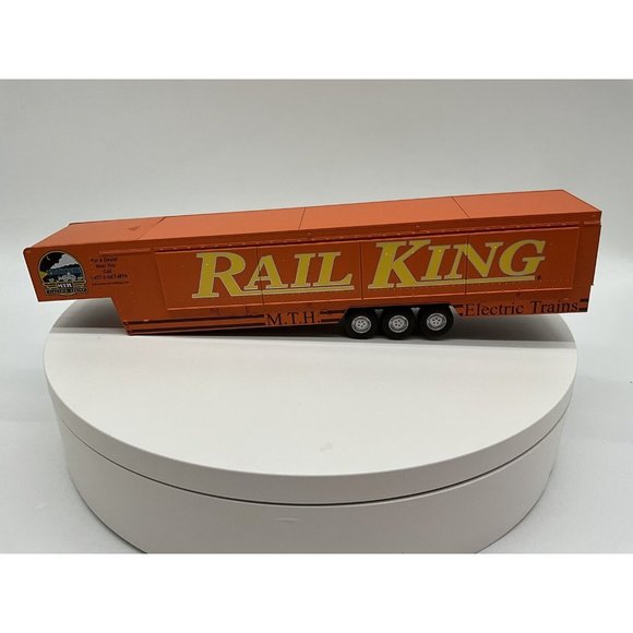 Rail King MTH 30-5004, Big Mo Trailer w/ Lighting/ Opening Side Doors, NIB - Picture 10 of 16